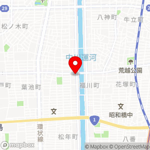 ローソン 中川福船町の地図