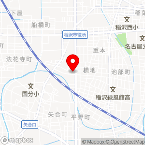 ファミリーマート 稲沢横地店の地図