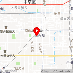 タイムズ 阪急西院駅西の地図