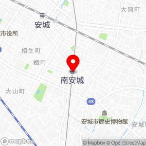 名鉄協商パーキング 南安城の地図