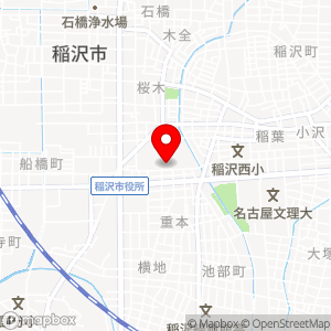 アオキスーパー ニッケタウン稲沢店の地図
