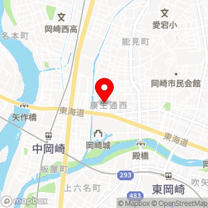 ローソン 岡崎りぶら店の地図