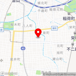 ファミリーマート 富山中央通り二丁目店の地図