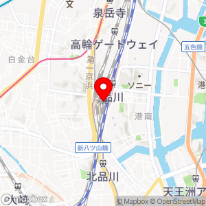 NewDays ＋くすり エキュート品川 サウス（くすり）の地図