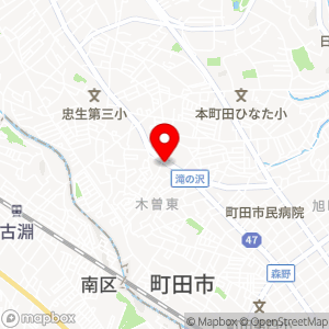 ファミリーマート 町田木曽東一丁目店の地図
