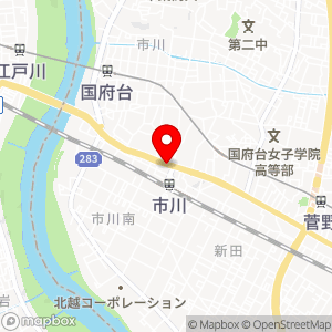 三井のリパーク 市川1丁目の地図