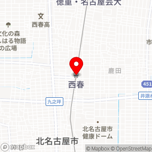 ファミリーマート 西春駅店の地図