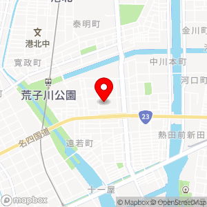 ローソン 港砂美町店の地図