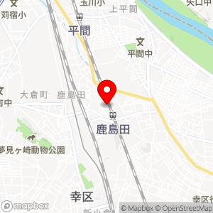 タイムパーキング 鹿島田の地図