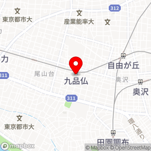 タイムズ 九品仏駅前第2の地図