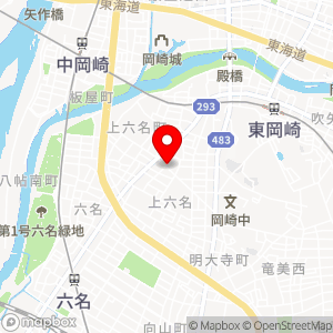 三井のリパーク 岡崎上六名町の地図