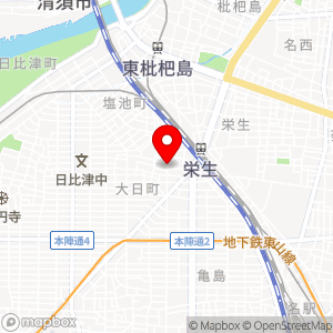 名鉄協商パーキング 栄生第2の地図