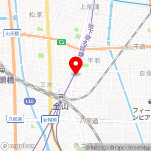 名鉄協商パーキング 金山第16の地図