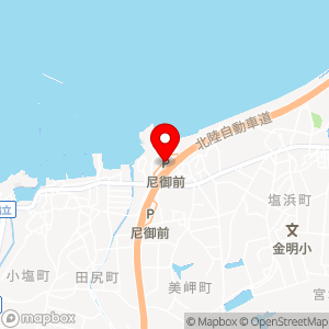 尼御前SA（下り）の地図
