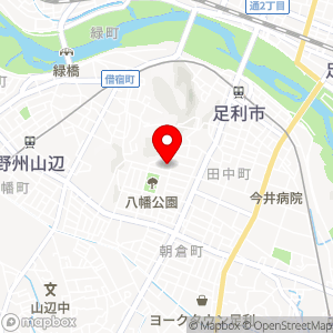 ローソン 足利八幡東店の地図