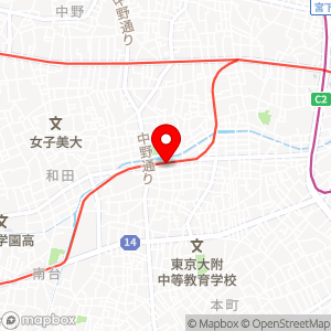 コインパーク 中野弥生町2丁目第2の地図