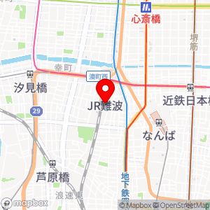 セブン-イレブン 大阪難波サンケイビル店の地図