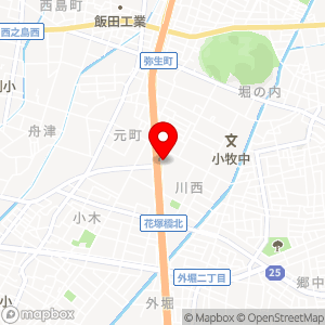 ブルースカイランドリー トリコガーデン小牧店の地図