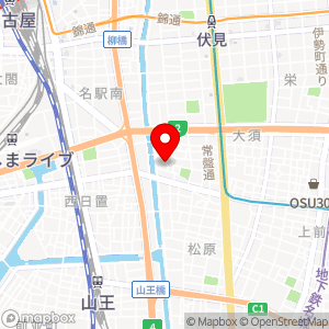 FK大須1丁目横井駐車場の地図