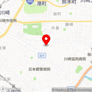 ライフ 川崎大島店の地図