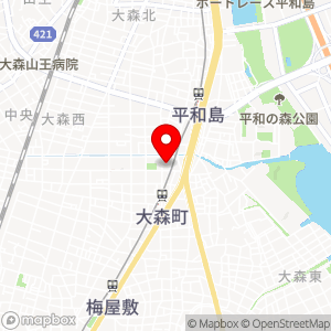 ナビパーク 大森西第1の地図