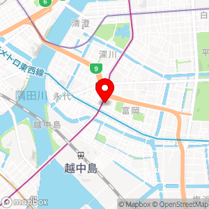 PEN 江東区門前仲町2丁目の地図