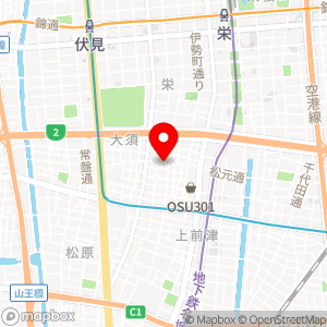 名鉄協商パーキング 大須第9の地図