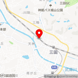 タイムズ 三田市役所前の地図