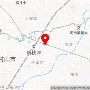 ファミリーマート トモニー秋津駅店の地図