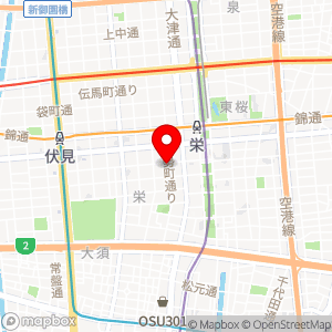 セブン-イレブン 名古屋栄3丁目店の地図