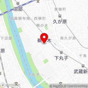 ユアーズ・パーキング 鵜の木第5の地図