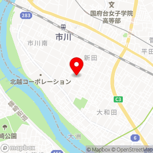 ローソン 市川新田三丁目南店の地図
