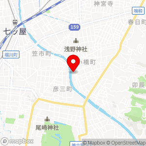 こばし湯の地図