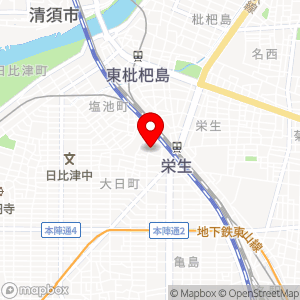 名鉄協商パーキング 栄生第6の地図