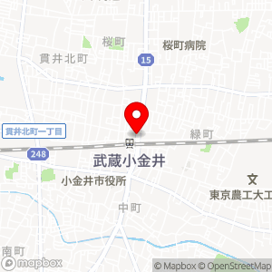 GSパーク 武蔵小金井の地図