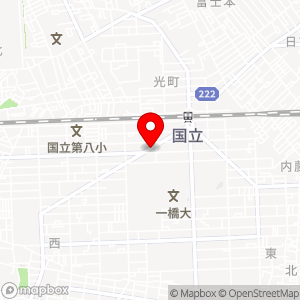 三井のリパーク 国立中1丁目第2の地図
