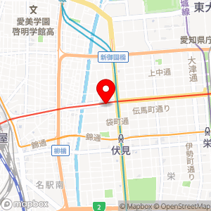 セブンイレブン 名古屋桜通錦1丁目の地図