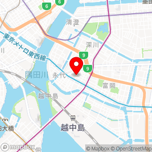 コインパーク 門前仲町第2の地図