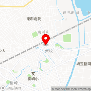 セブンイレブン 東浦和駅南の地図