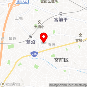 東急ライファ 有馬一丁目駐車場の地図