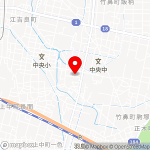 ブルースカイランドリー カネスエ竹鼻店の地図