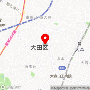 タイムパーキング 南馬込第2の地図