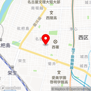 FK名西2丁目郵便局前駐車場の地図
