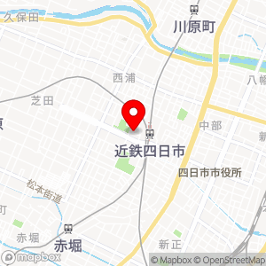 名鉄協商パーキング 近鉄四日市駅前の地図