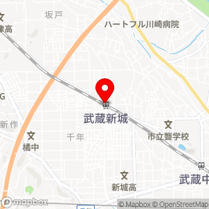 NewDays ミニ 武蔵新城2号の地図