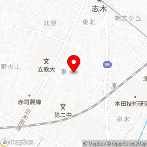 ファミリーマート 新座東二丁目店の地図