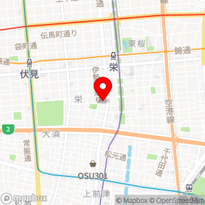 名鉄協商パーキング 矢場公園第2の地図