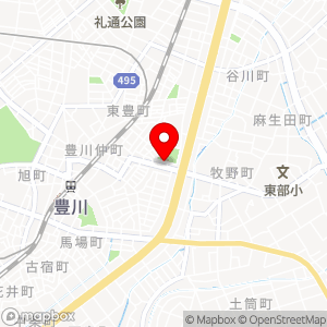 ローソン 豊川天神店の地図