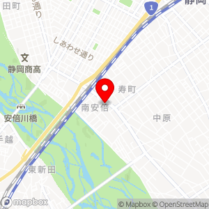 ローソン 静岡南安倍店の地図