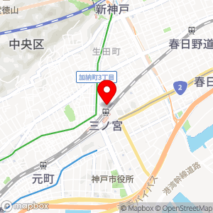 セブン-イレブン 神戸三宮駅北店の地図